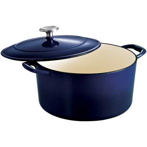 Rent to own Tramontina - Gourmet 6.5-Quart Covered Dutch Oven - Gradated Cobalt