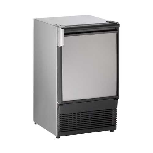 Rent to own U-Line - Marine Series 14.9" 24.9-Lb. Freestanding Icemaker - Stainless solid