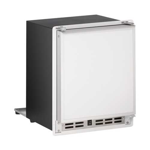 Rent to own U-Line - Marine Series 15.1" 22.9-Lb. Freestanding Icemaker - White solid