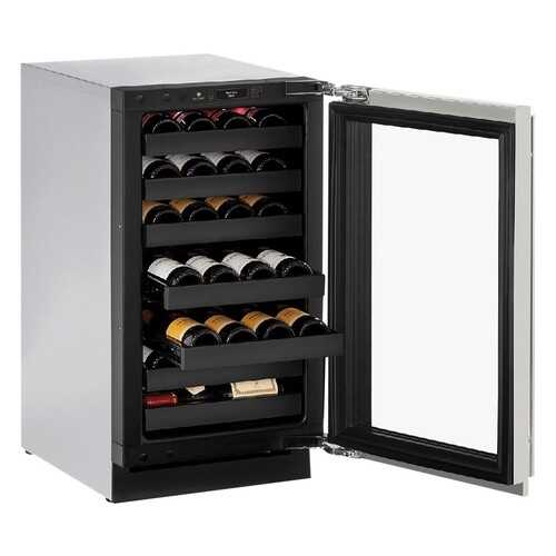 Rent to own U-Line - Wine Captain 31-Bottle Built-In Wine Cooler - Stainless steel