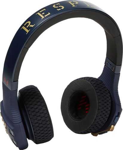 JBL - UA Sport Wireless Train Headphones - Project Rock Edition - BLUE