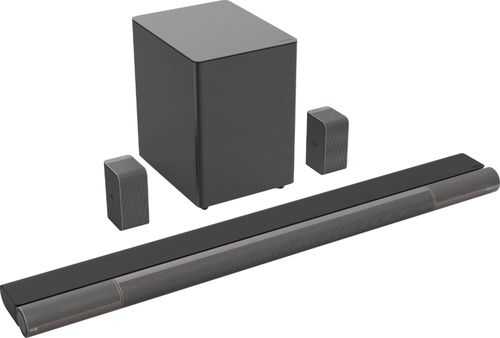 VIZIO - Elevate™ 5.1.4 Channel Soundbar with Wireless Subwoofer and Rotating Speakers for Dolby Atmos / DTS:X - Charcoal Gray