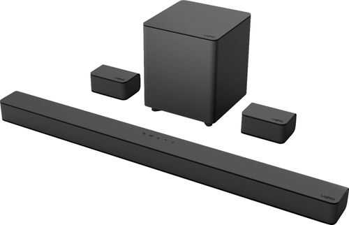 VIZIO - V-Series 5.1 Channel Sound Bar System with Wireless Subwoofer - Black