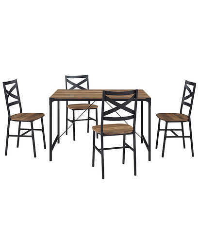 Make Payments On Walker Edison - Angle Iron Dining Table Set