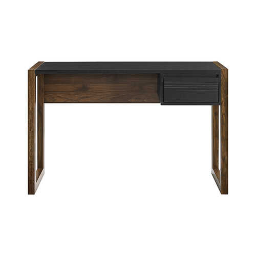 Walker Edison - Fluted Drawer Modern Computer Desk - Black