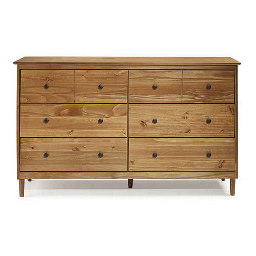 Walker Edison - Modern 6-Drawer Dresser - Buy Now, Pay Later!