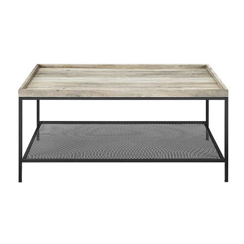 Rent to own Walker Edison - Modern Tray Top Rectangular Coffee Table ...