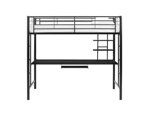 Lease to Buy Walker Edison - Full Size Loft Bed with Workstation