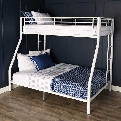 rent-to-own Walker Edison - Metal Twin over Full Bunk Bed