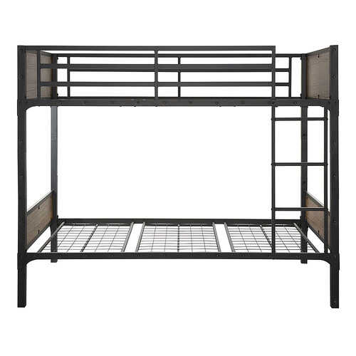 Rent to Own Walker Edison - Rustic Industrial TwinBunk Bed