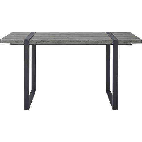 Walker Edison - Urban Blend Rectangular Industrial Laminate/High-Grade MDF Table - Gray Wash