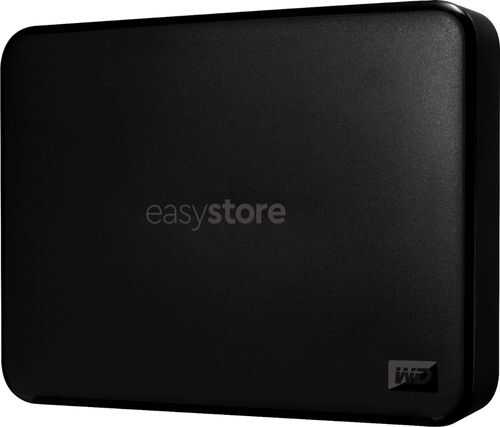 WD - Easystore 5TB External USB 3.0 Portable Hard Drive - Black