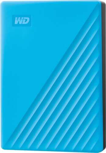 Rent to own WD - My Passport 4TB External USB 3.0 Portable Hard Drive - Blue