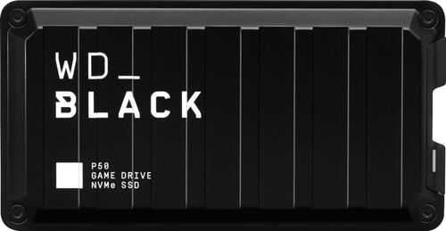 WD - WD_BLACK P50 1TB Game Drive External USB 3.2 Gen 2x2 Portable Solid State Drive - Black