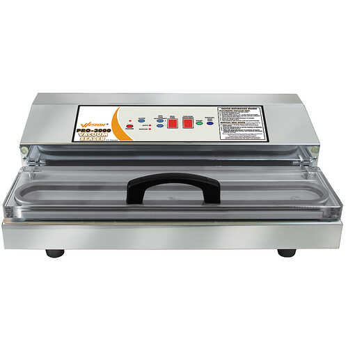 Weston - Pro-3000 Stainless Steel Vacuum  Sealer - STAINLESS STEEL