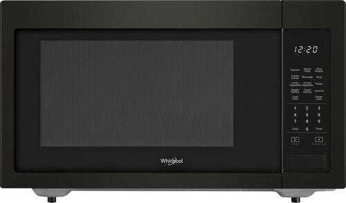 Whirlpool - 1.6 Cu. Ft. Microwave with Sensor Cooking - Fingerprint Resistant Black Stainless Steel