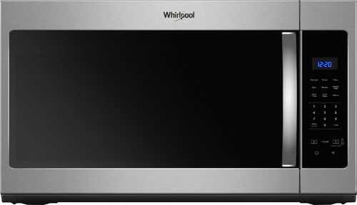 Whirlpool - 1.7 Cu. Ft.  Over-the-Range Fingerprint Resistant  Microwave -Stainless Steel - Fingerprint Resistant Stainless Steel