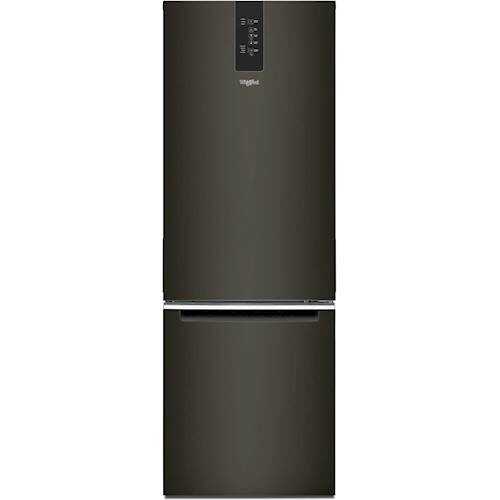 Rent to own Whirlpool - 12.7 Cu. Ft. Bottom-Freezer Counter-Depth Refrigerator - Black Stainless Finish