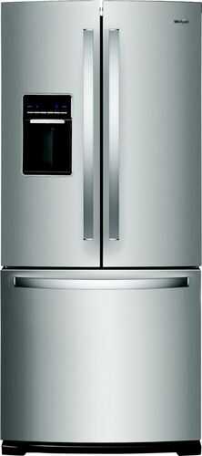 Whirlpool - 19.7 Cu. Ft. French Door Refrigerator - Fingerprint Resistant Stainless Steel