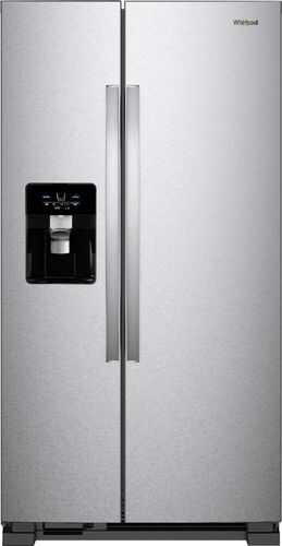 Whirlpool - 24.6 Cu. Ft. Side-by-Side Refrigerator - Fingerprint Resistant Stainless Steel