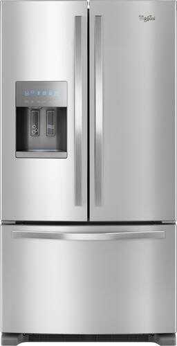 Whirlpool - 24.7 Cu. Ft. French Door Refrigerator - Fingerprint Resistant Stainless Steel