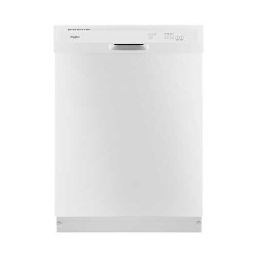 Rent to own Whirlpool - 24" Front Control Built-In Dishwasher with 1-Hour Wash Cycle, 55dBA - White