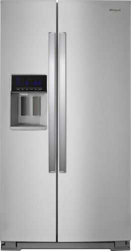 Whirlpool - 28.4 Cu. Ft. Side-by-Side Refrigerator - Fingerprint Resistant Stainless Steel