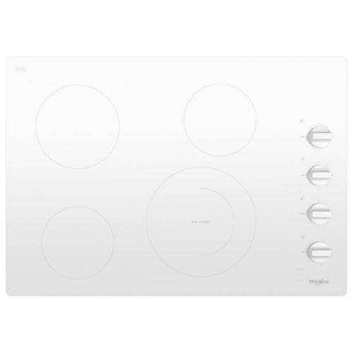 Rent to own Whirlpool 30" BuiltIn Electric Cooktop White
