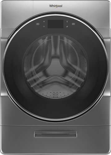 Rent to own Whirlpool - 5.0 Cu. Ft. High Efficiency Front Load Washer with Steam and Load & Go XL Dispenser - Chrome Shadow