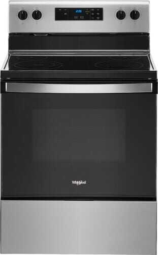Whirlpool - 5.3 Cu. Ft. Freestanding Electric Range with Keep Warm Setting - Stainless steel