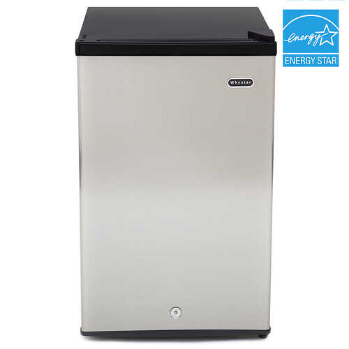 Whynter 3.0 cu. ft. Energy Star Upright Freezer with Lock - Stainless Steel