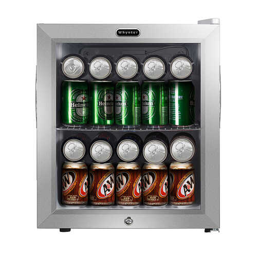 Whynter - 62-Can Beverage Refrigerator With Lock