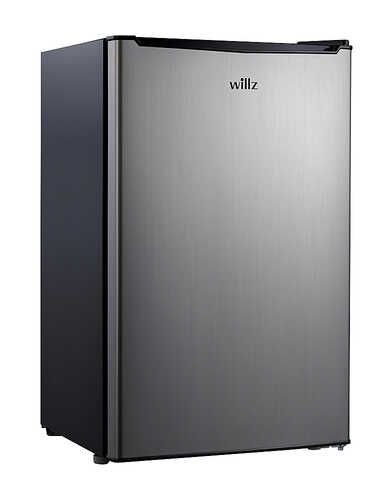 Rent to own Willz 3.3 Cu. Ft Mini Fridge - Stainless steel