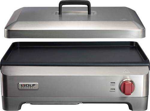 Wolf Gourmet - Precision Griddle with Lid - Stainless Steel