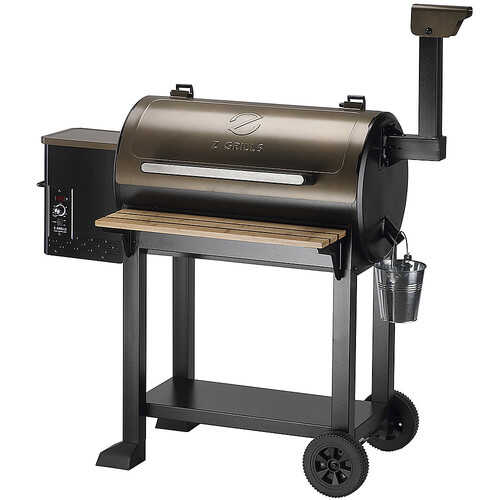 Z GRILLS 550C Wood Pellet Grill and Smoker 573 sq. in. - Bronze