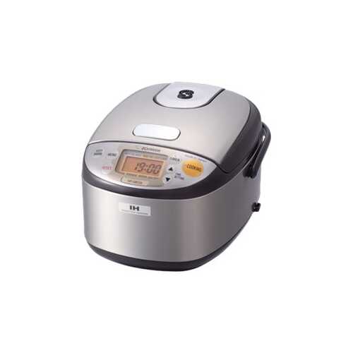 Zojirushi - 3 Cup Induction Heating Rice Cooker - Stainless Steel Brown