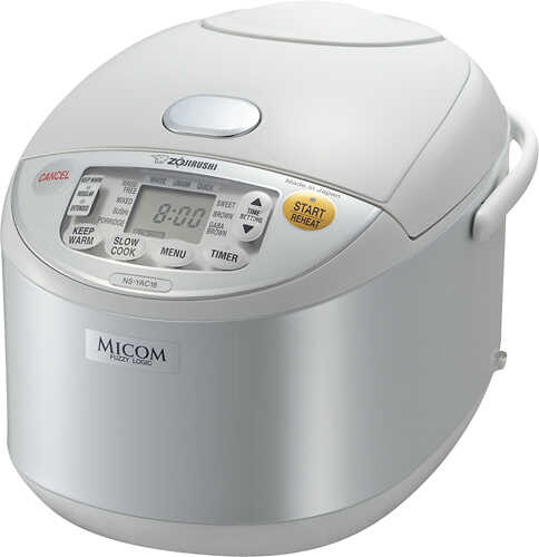 Rent to own Zojirushi - Micom 5-1/2-Cup Rice Cooker and Warmer - Pearl White